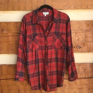 Hester & Orchard Red Plaid Flannel